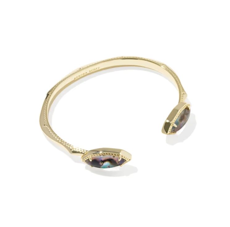 Kendra Scott Ophelia Cuff Bracelet, Gold/Abalone Shell
