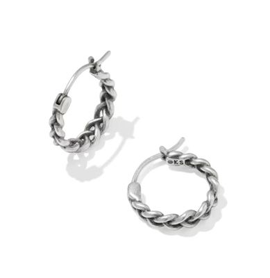 Kendra Scott Gabriella Huggie Earrings Set, Vintage Silver