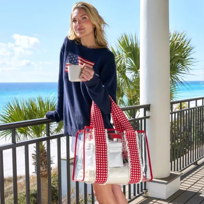 Case-Mate Jelly Tote, Cherry Gingham