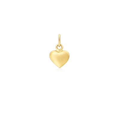 LOLA Puffy Heart Pendant, Gold