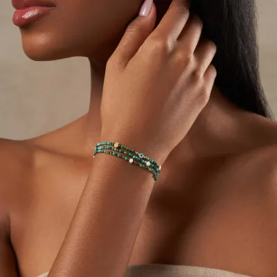 Karma and Luck Turquoise Wrap Bracelet