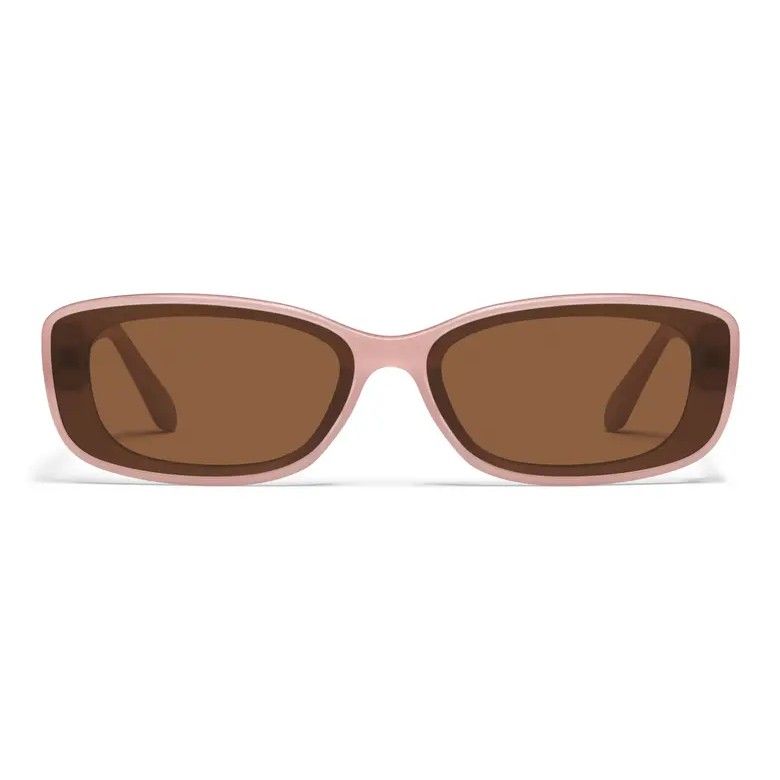 QUAY Vibe Check (Pale Pink/Brown)