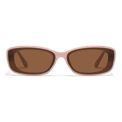 QUAY Vibe Check (Pale Pink/Brown)