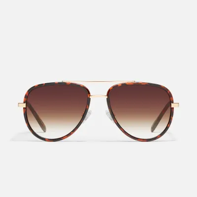 QUAY All In Medium (Tortoise/Brown Fade)