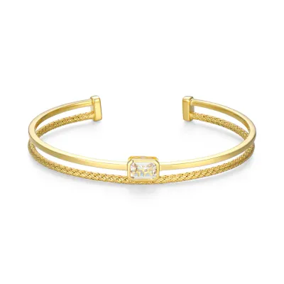 Charles Garnier Camille Dual Band Cuff, Gold