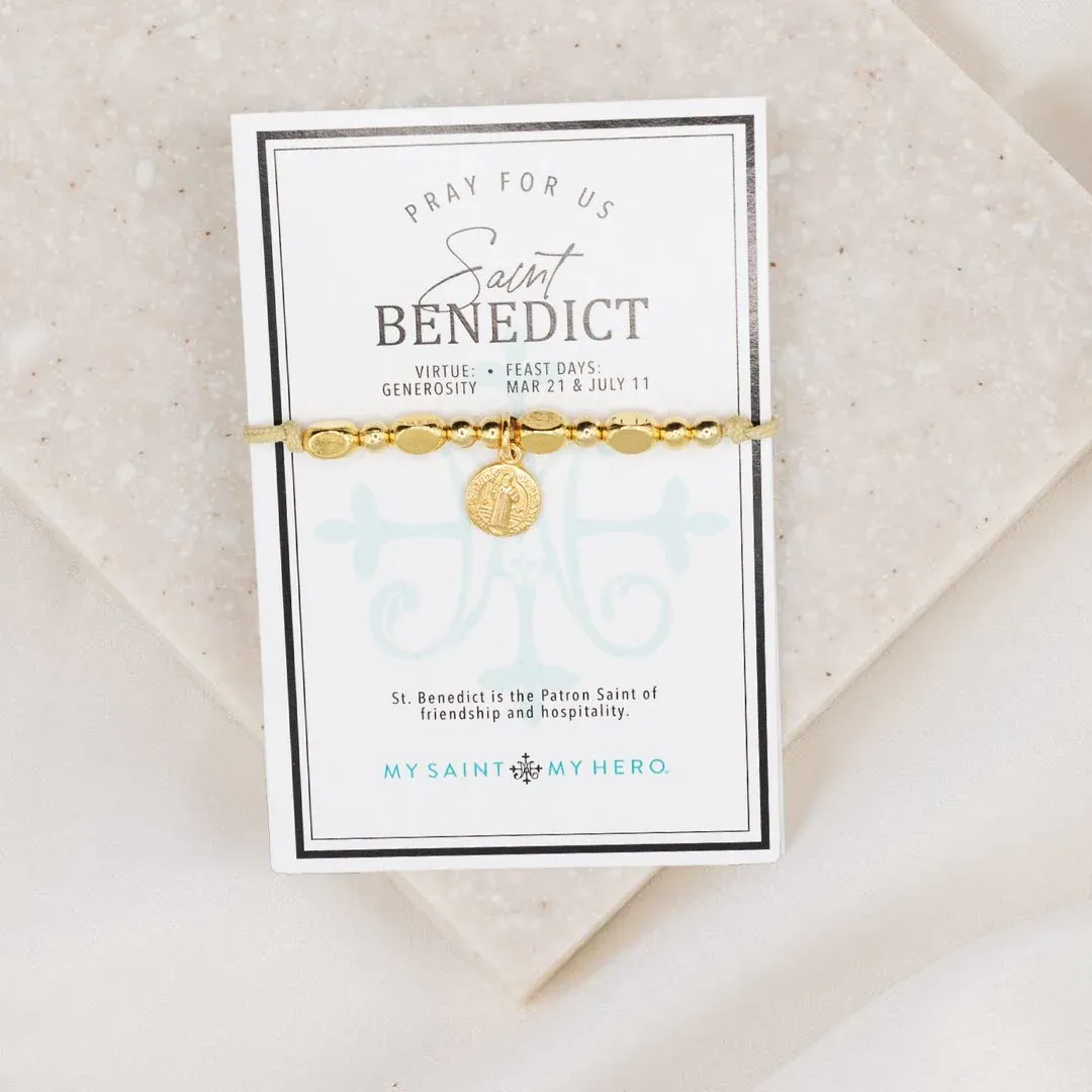 MSMH St. Benedict Little Saints Bracelet (Gold)