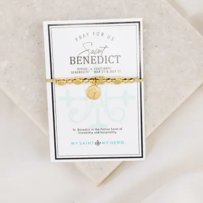 MSMH St. Benedict Little Saints Bracelet (Gold)
