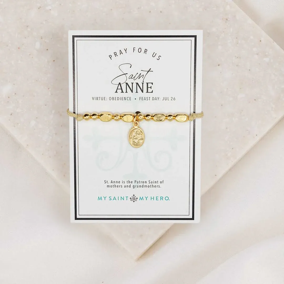 MSMH St. Anne Little Saints Bracelet (Gold)