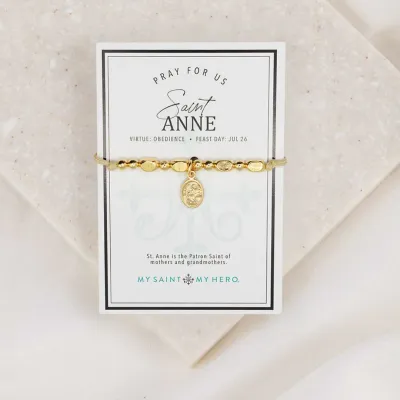 MSMH St. Anne Little Saints Bracelet (Gold)