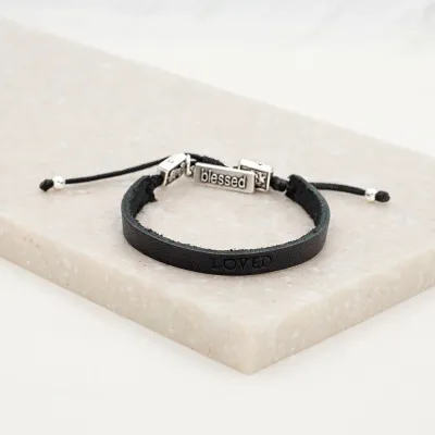 MSMH Garment of Grace Leather Bracelet
