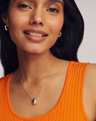 Kendra Scott Reversible Ghost Pendant Necklace, Gold