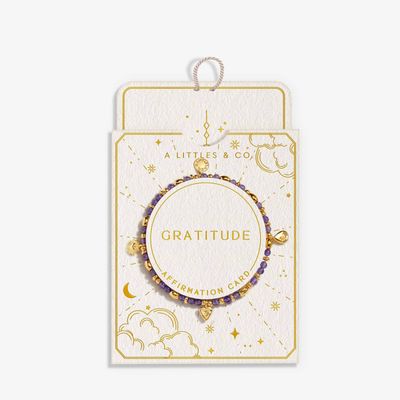 Affirmation Card 'Gratitude' Bracelet