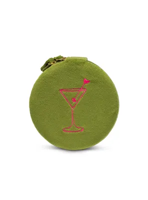 Velvet Jewelry Case, Martini
