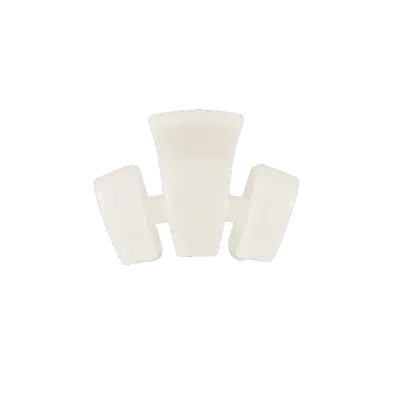 Petite Classic Claw Clip, Coconut White