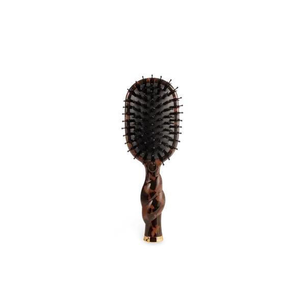 Teleties Mini Boar Bristle Hair Brush, Tortoise