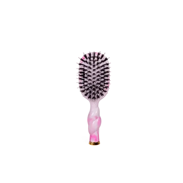 Teleties Mini Boar Bristle Hair Brush, Pinch Me!