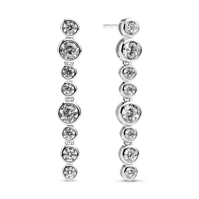 Sif Jakobs Sardinien Lungo Piccolo Earrings (Silver)