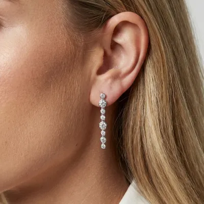 Sif Jakobs Sardinien Lungo Piccolo Earrings (Silver)