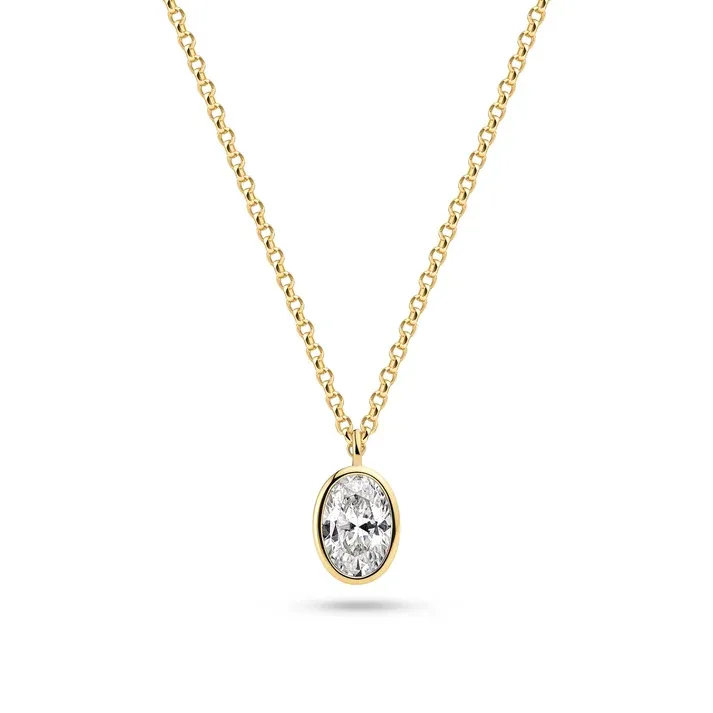 Sif Jakobs Sardinien Ovale Necklace (Gold)