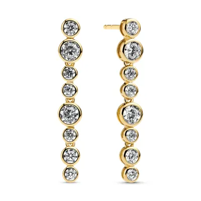 Sif Jakobs Sardinien Lungo Piccolo Earrings (Gold)