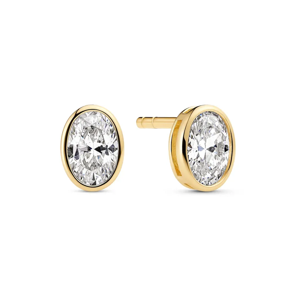 Sif Jakobs Sardinien Ovale Earrings (Gold)