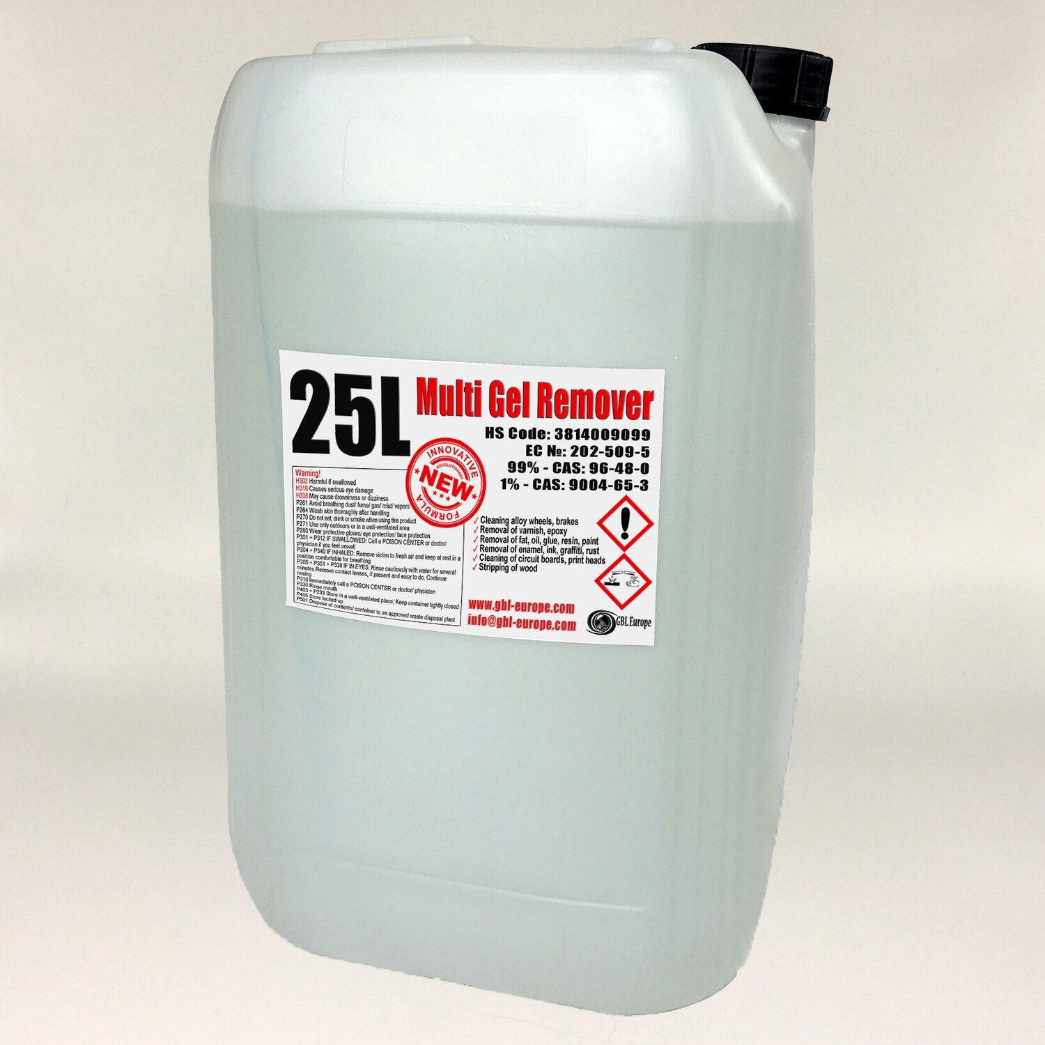 Multi Gel Remover® 4x 25.000 ml Canister Multi Gel Remover® 4x 25.000 ml Canister