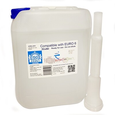 ADBLUE® 10 Liter (INCLUDING SPOUT) For all car brands