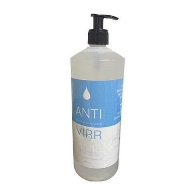 ANTI VIRR Disinfectant hand gel 70% Alcohol 1000ml ANTI VIRR Disinfectant hand gel 70% Alcohol 1000ml
