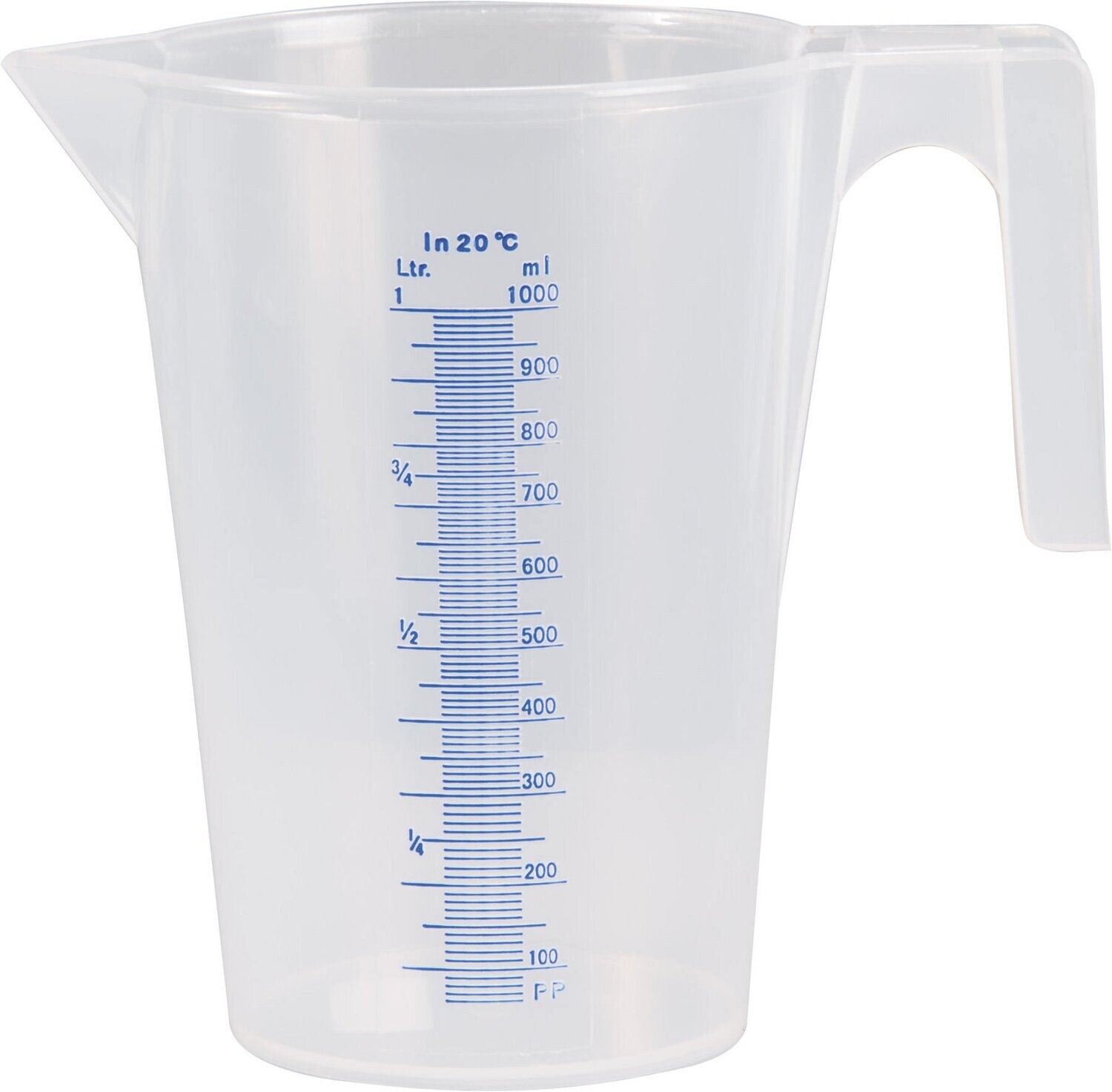 Heavy quality measuring cup, capacity 1 liter