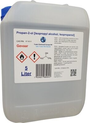 Isopropanol (IPA) - 99.9% pure - 5 Liter Canister Isopropanol (IPA) - 99.9% pure - 5 Liter Canister