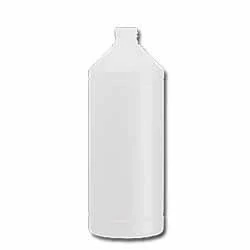 HDPE Industrial natural round bottle 1000ml 28/410 Including cap
