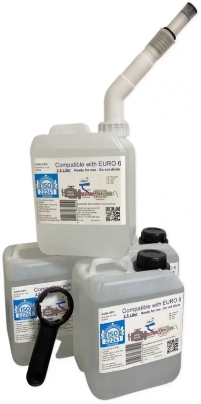 ADBLUE® 4 x 2.5 LITER (INCLUDING SPOUT) For all car brands AUS32