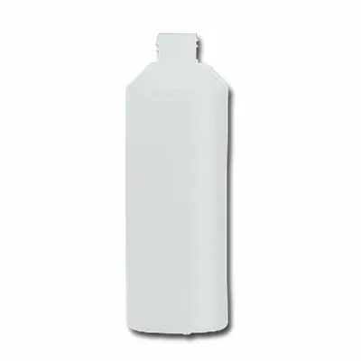 HDPE Industrial natural round bottle 500ml 28/410 including cap