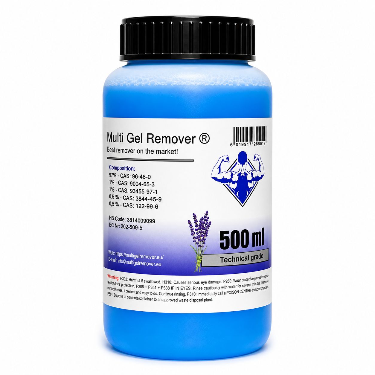 Multi Gel Remover® 500 ml Technical grade Blue