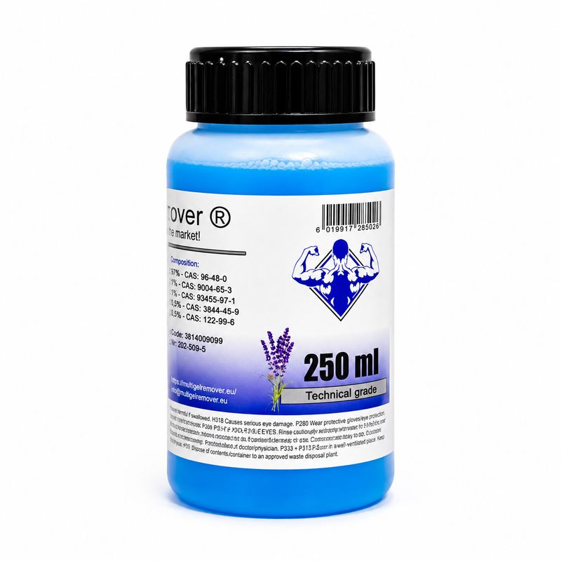 Multi Gel Remover® 250 ml Technical grade Blue Multi Gel Remover® 250 ml Technical grade Blue