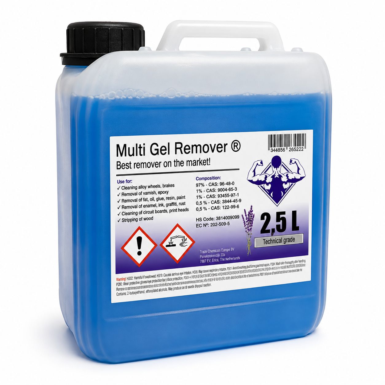 Multi Gel Remover® 2.500 ml Technical Blue Canister Multi Gel Remover® 2.500 ml Technical Blue Canister