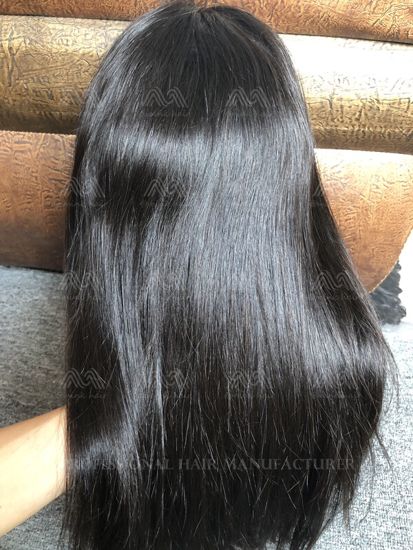 Raw Hair Straight 13x4 Transparent Lace Frontal Wig