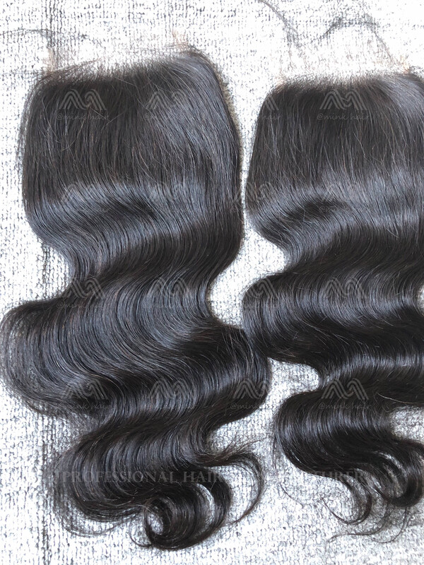 Raw Hair Straight/ Body 4x4 HD Closure