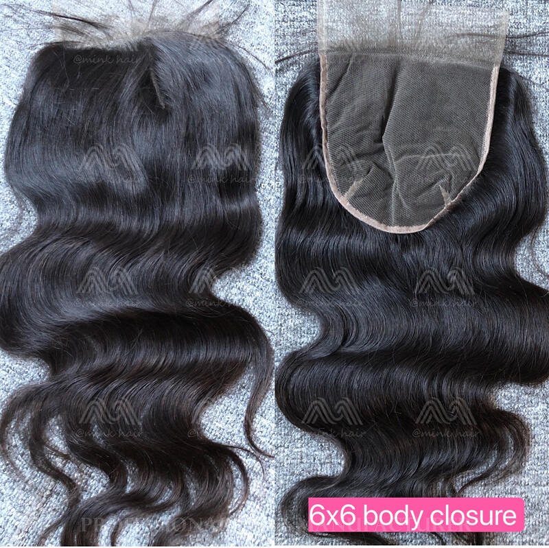 Mink Hair 6x6 Closure