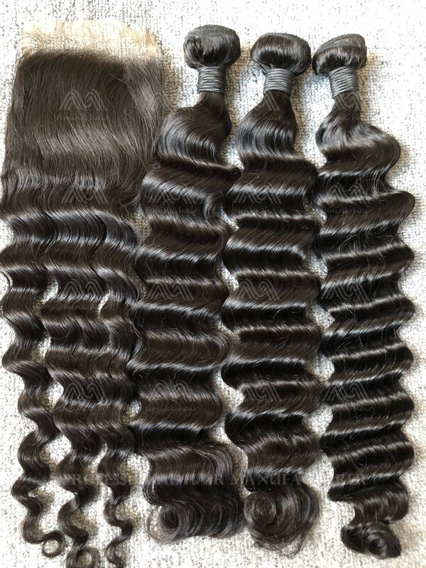 Mink Hair Loose Deep 4x4 Closure