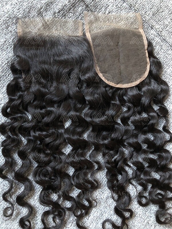 Mink Hair Italian Curly 4x4 Closure