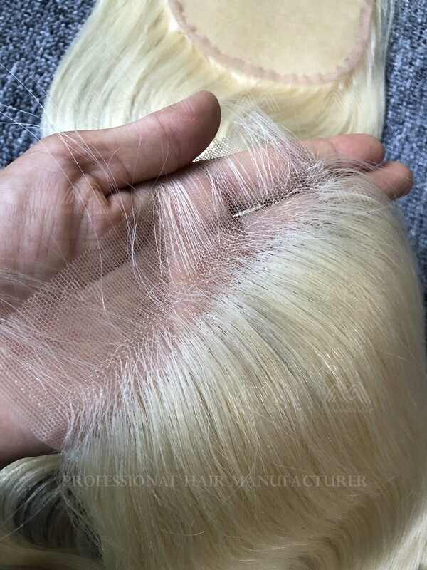 Blonde Color Straight 4x4 Closure