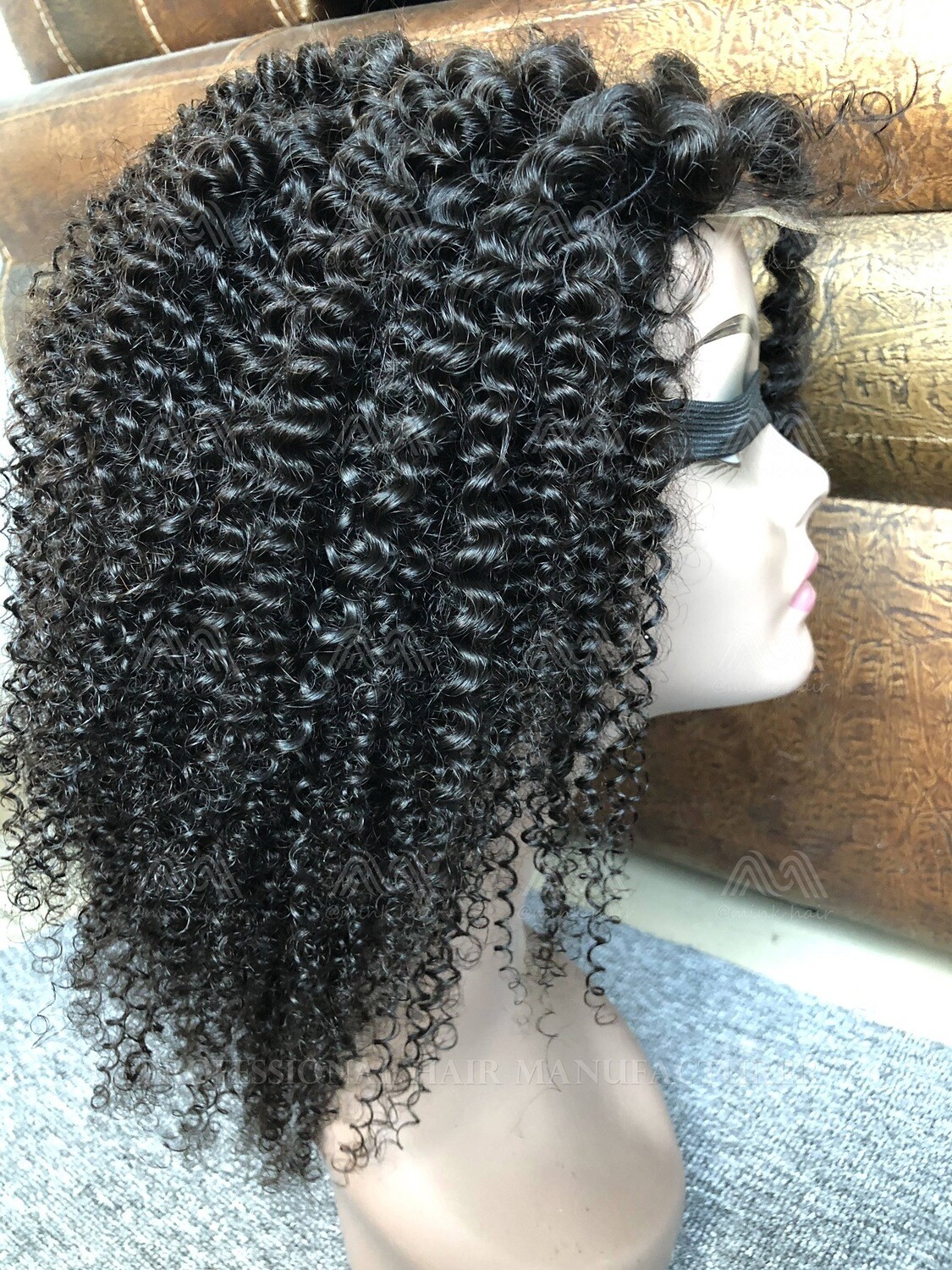 Mink Hair Kinky Curly 4x4 Closure Wig