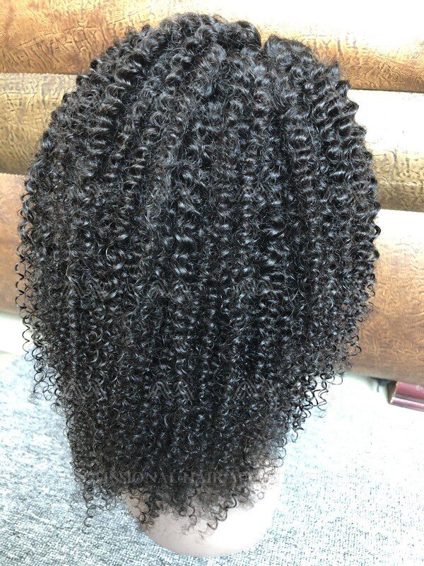 Mink Hair Kinky Curly 4x4 Closure Wig
