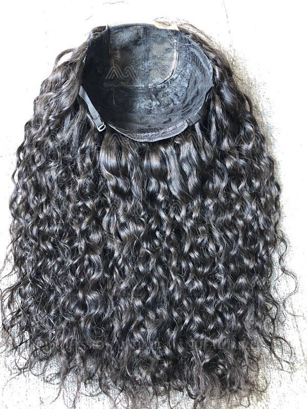 Mink Hair Water Wave 4x4 Closure Wig