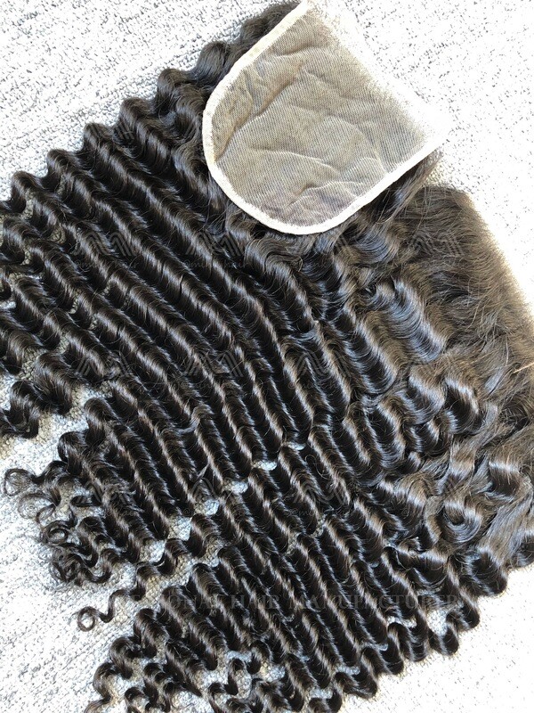 Raw Hair Deep Wave 4x4 Closure