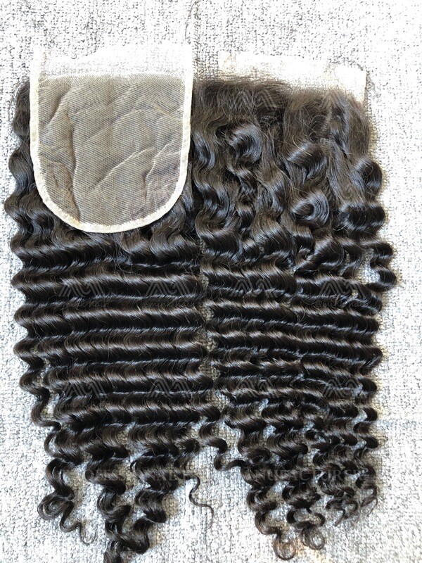 Raw Hair Deep Wave 4x4 Closure
