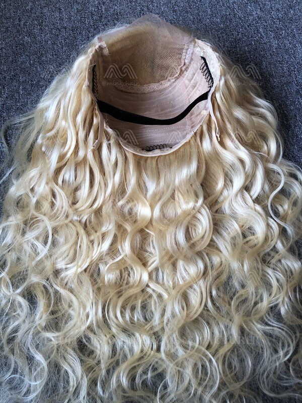 Luxury Blonde Hair Body 5x5 Closure Wig