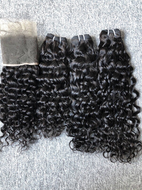 Mink Hair Italian Curly 3 Bundles With 13x4 HD Frontal Deal