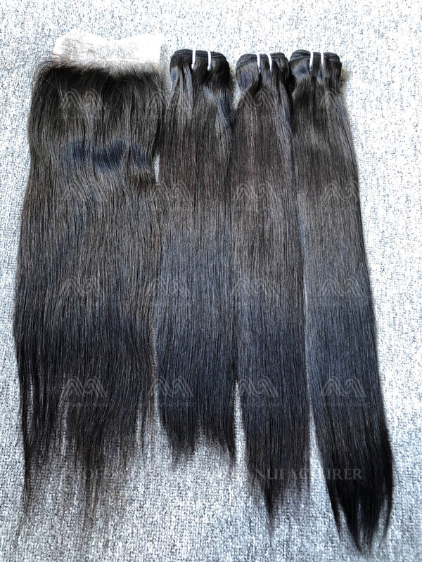 Luxury Hair Straight 3 Bundles With TR 5x5 Closure